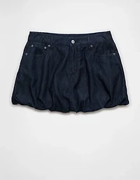 Jupe boule en denim extensible AE