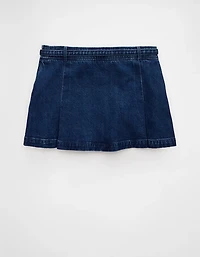 Minijupe-short à taille basse AE