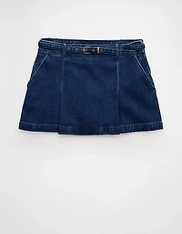 Minijupe-short à taille basse AE