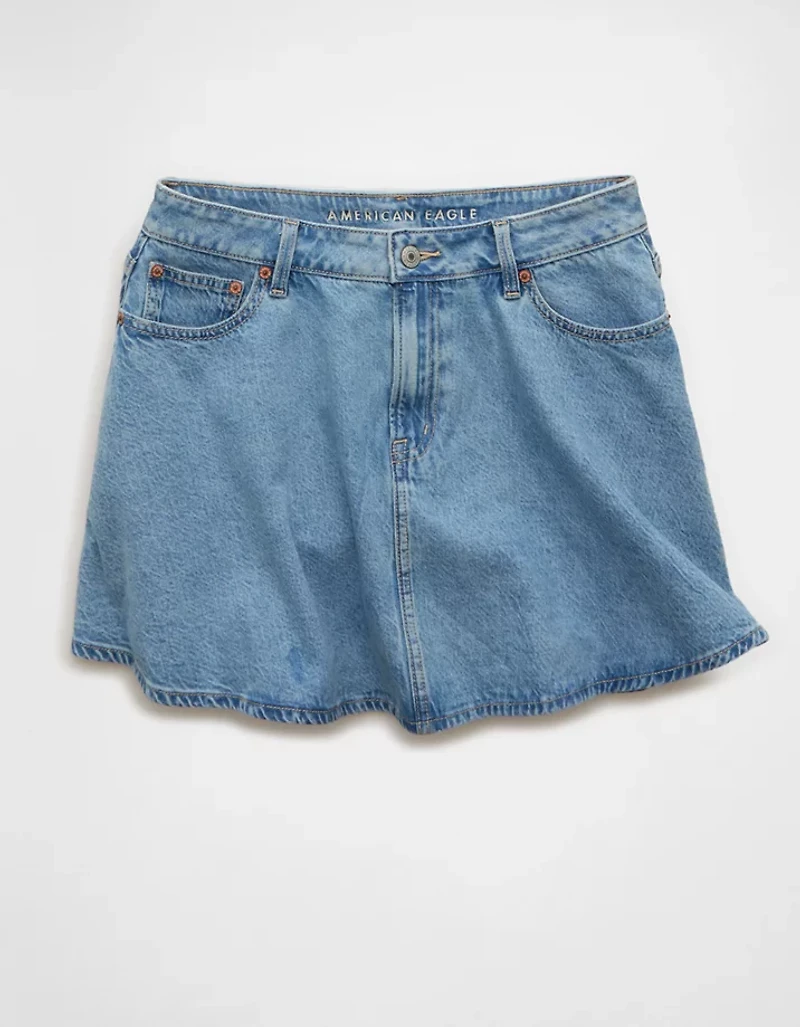 AE Stretch High-Waisted Circle Mini Skort