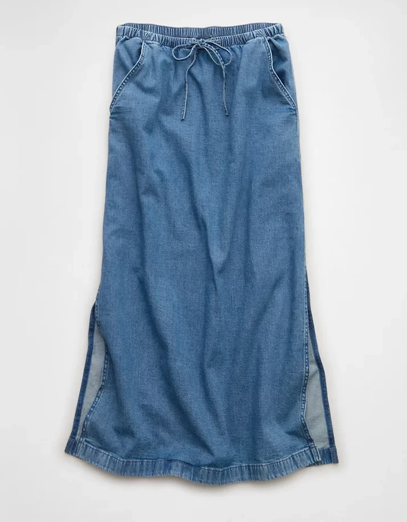 AE Dreamy Drape Pull-On Maxi Skirt