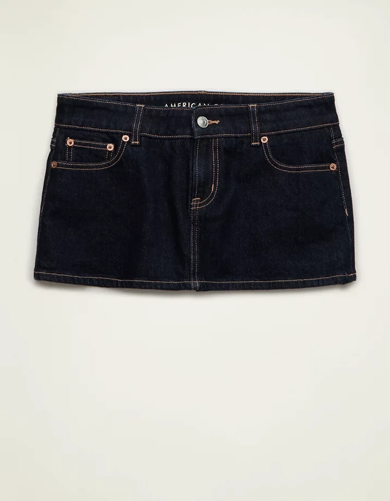 AE Stretch Super Low-Rise Perfect Micro Mini Skirt