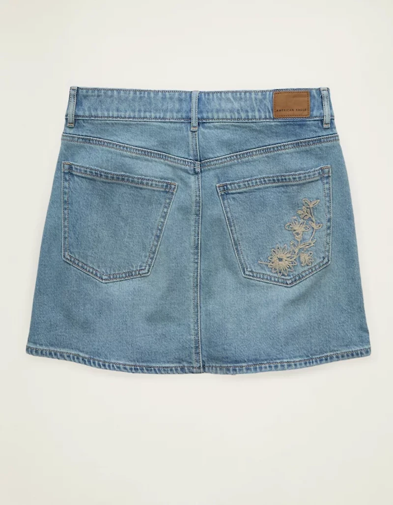 Minijupe parfaite à taille haute extensible AE