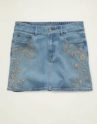Minijupe parfaite à taille haute extensible AE