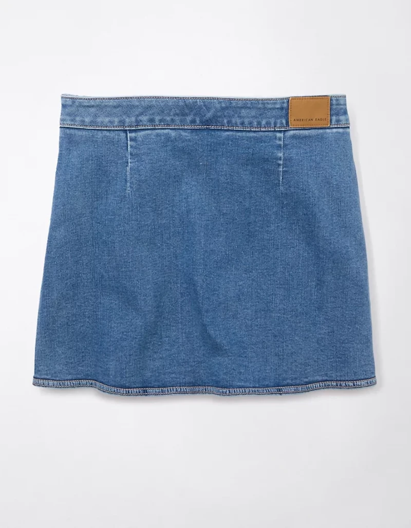 AE Next Level Denim It Knit Mini Skirt