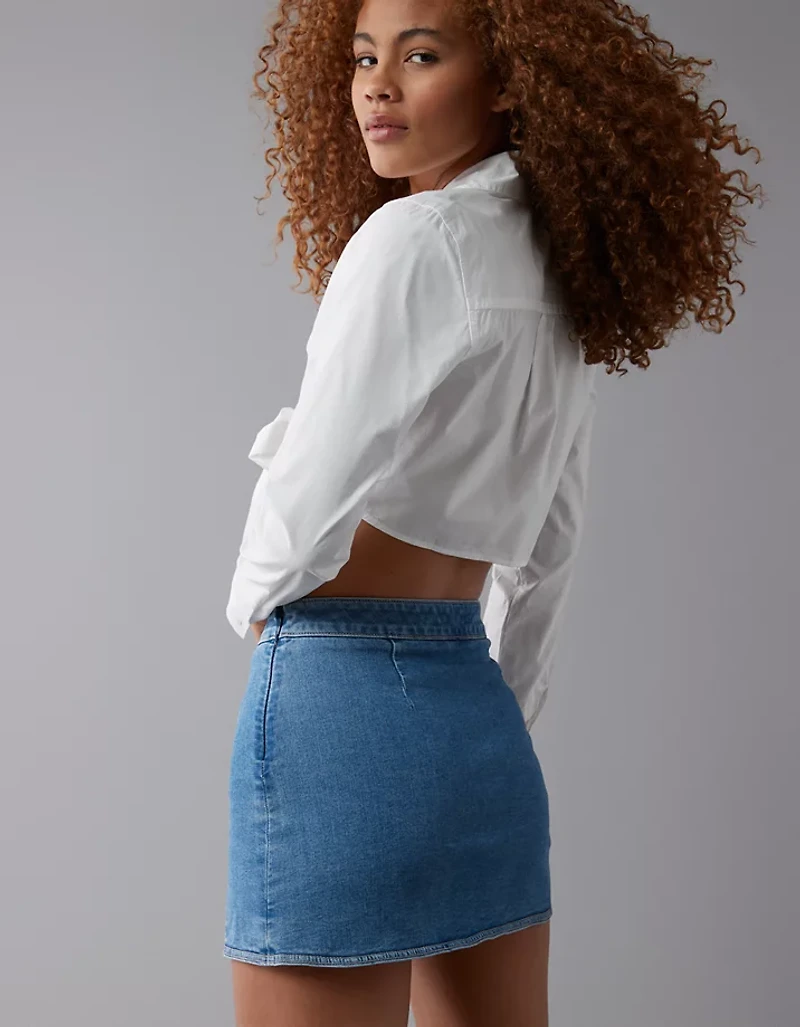 AE Next Level Denim It Knit Mini Skirt