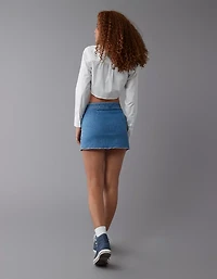 AE Next Level Denim It Knit Mini Skirt