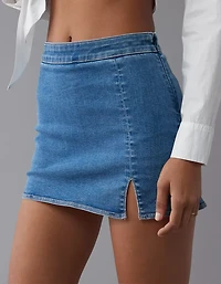 AE Next Level Denim It Knit Mini Skirt