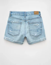 AE Strigid Curvy Ripped Super High-Waisted Relaxed Short
