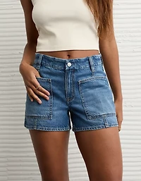 Short en denim décontracté à taille très haute rondeur extensible et rigide de  po AE