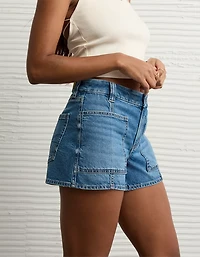 Short en denim décontracté à taille très haute rondeur extensible et rigide de  po AE