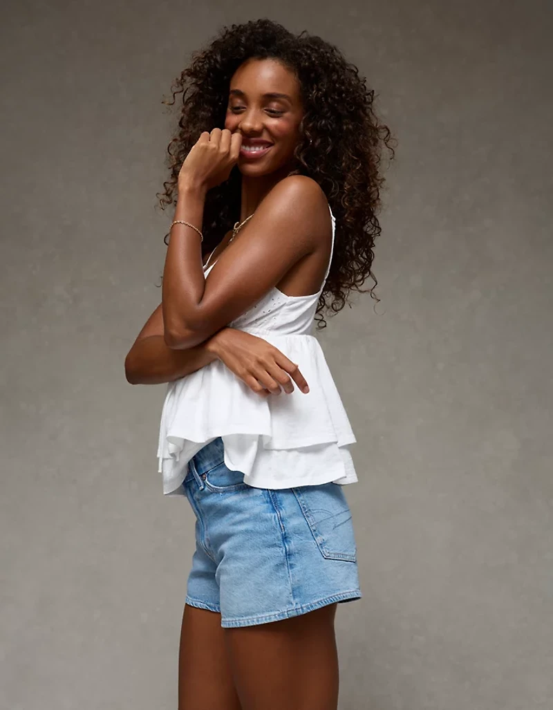 AE Strigid Curvy Super High-Waisted Relaxed Short