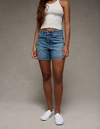 AE 6" Strigid Curvy Super High-Waisted Relaxed Denim Short