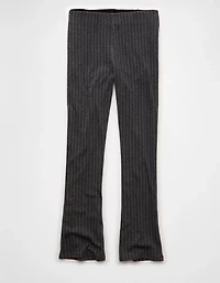 Pantalon à la cheville jambe évasée seconde peau taille haute extensible AE