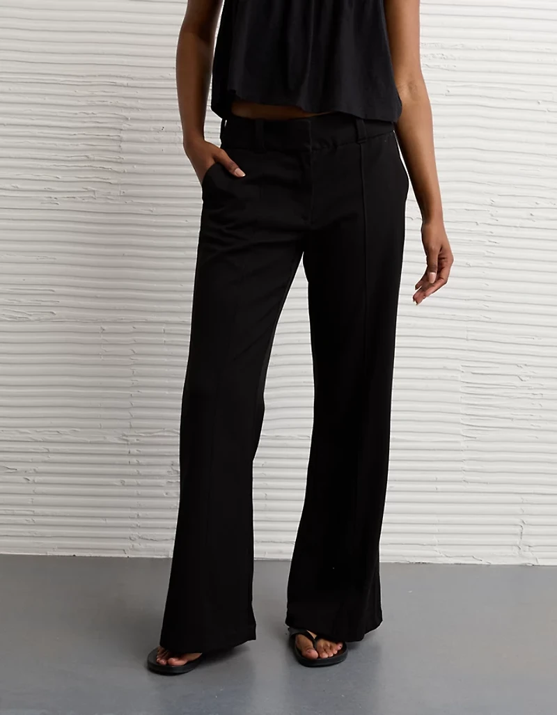AE Stretch Mid-Rise Flare Trouser