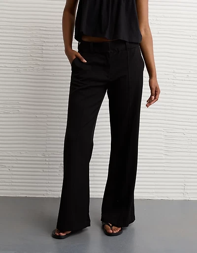 AE Stretch Mid-Rise Flare Trouser