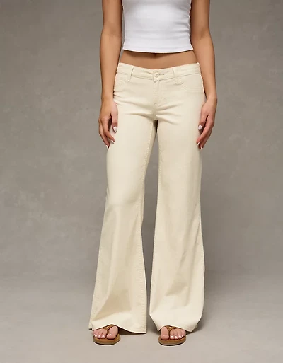 AE Stretch Lightweight Super Low-Rise Flare Pant