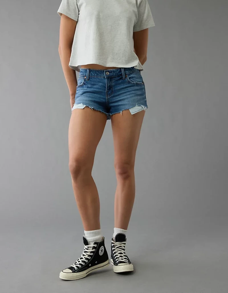 AE Stretch Super Low-Rise Denim Perfect Shortie