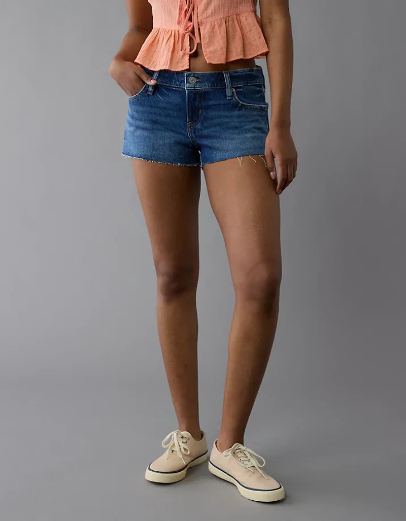 AE Stretch Super Low-Rise Denim Perfect Shortie