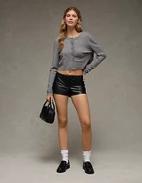 Micro short en cuir AE