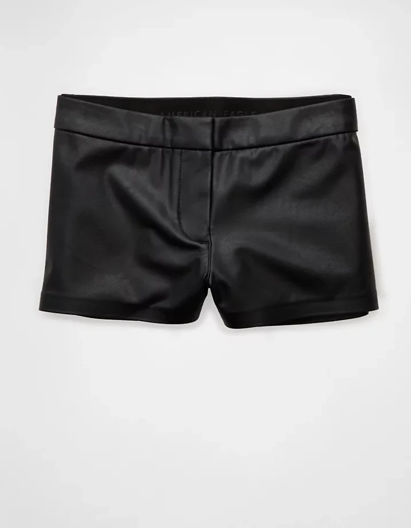 Micro short en cuir AE