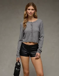 Micro short en cuir AE