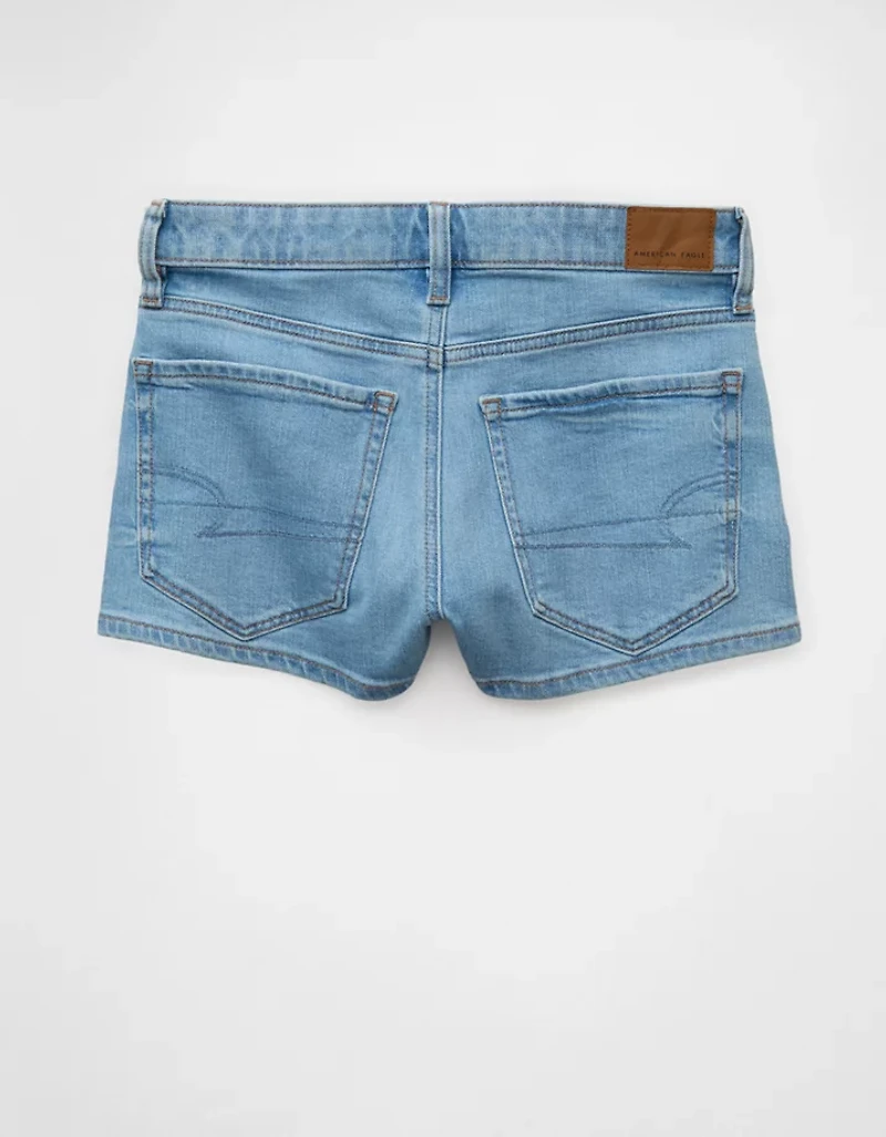AE Stretch Super High-Waisted Cheeky Short