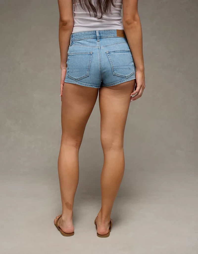 AE Stretch Super High-Waisted Cheeky Short
