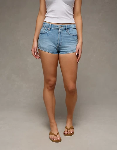 AE Stretch Super High-Waisted Cheeky Short