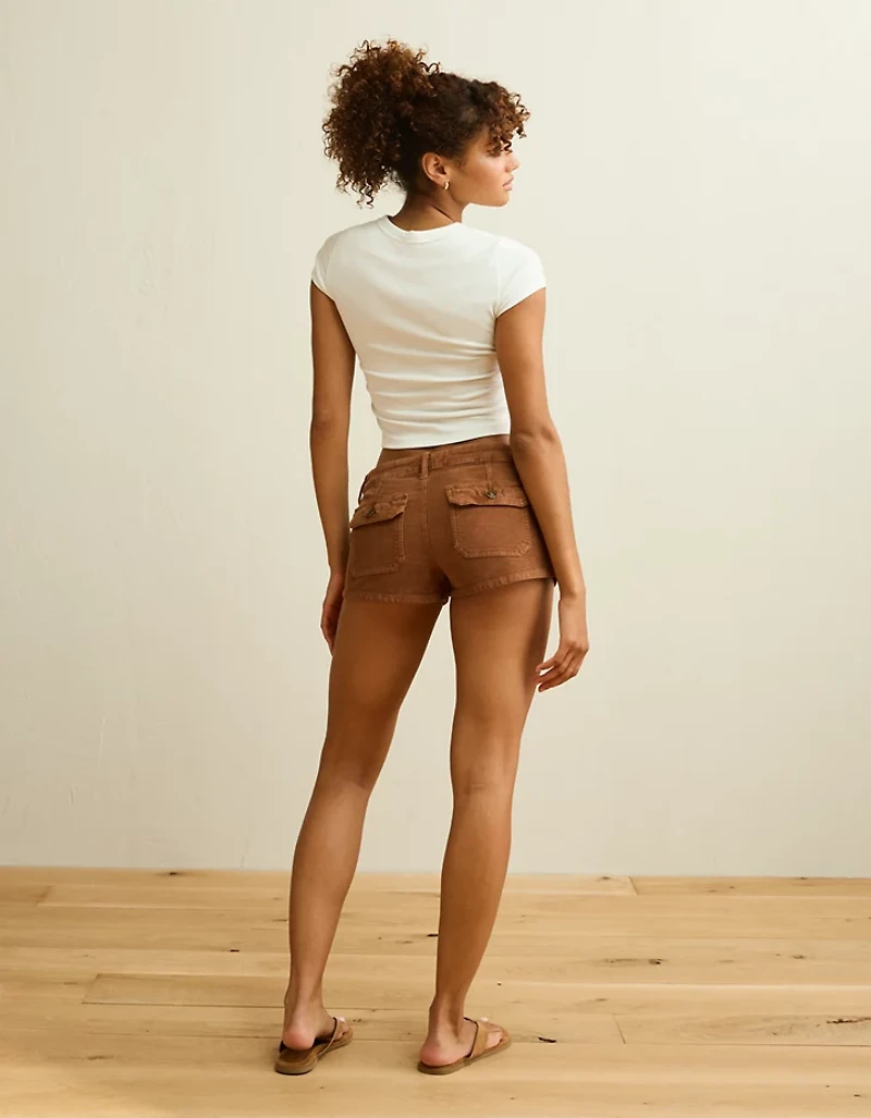 AE Stretch Corduroy Super Low-Rise Micro Short