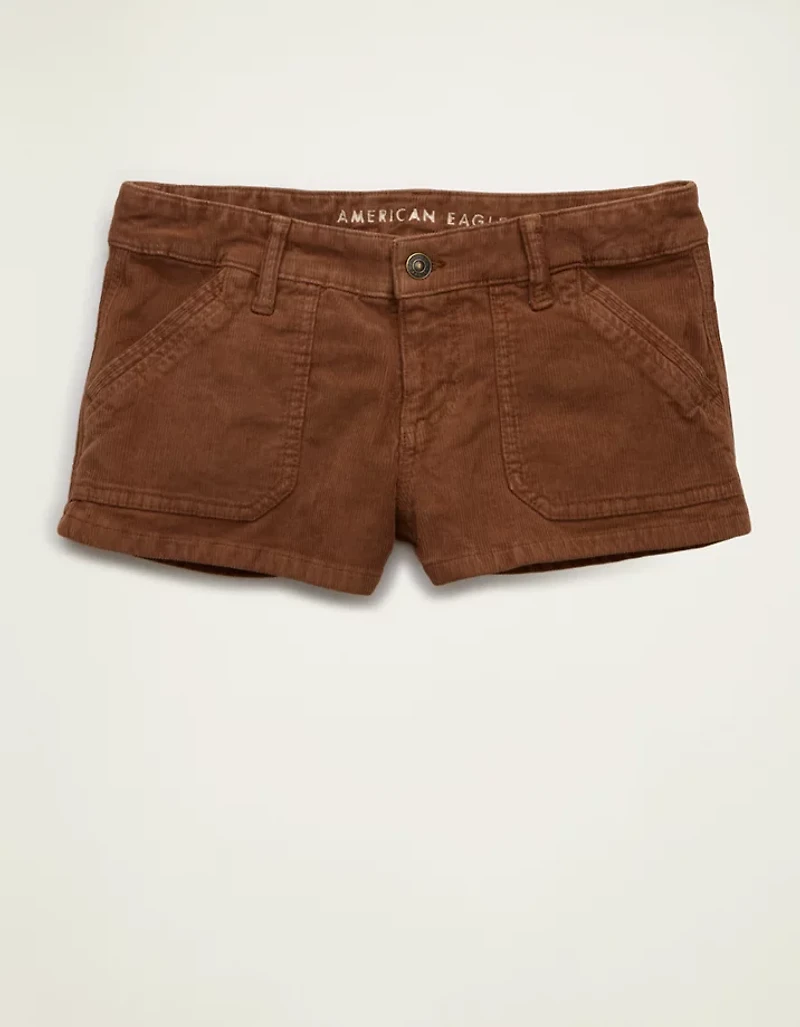 AE Stretch Corduroy Super Low-Rise Micro Short