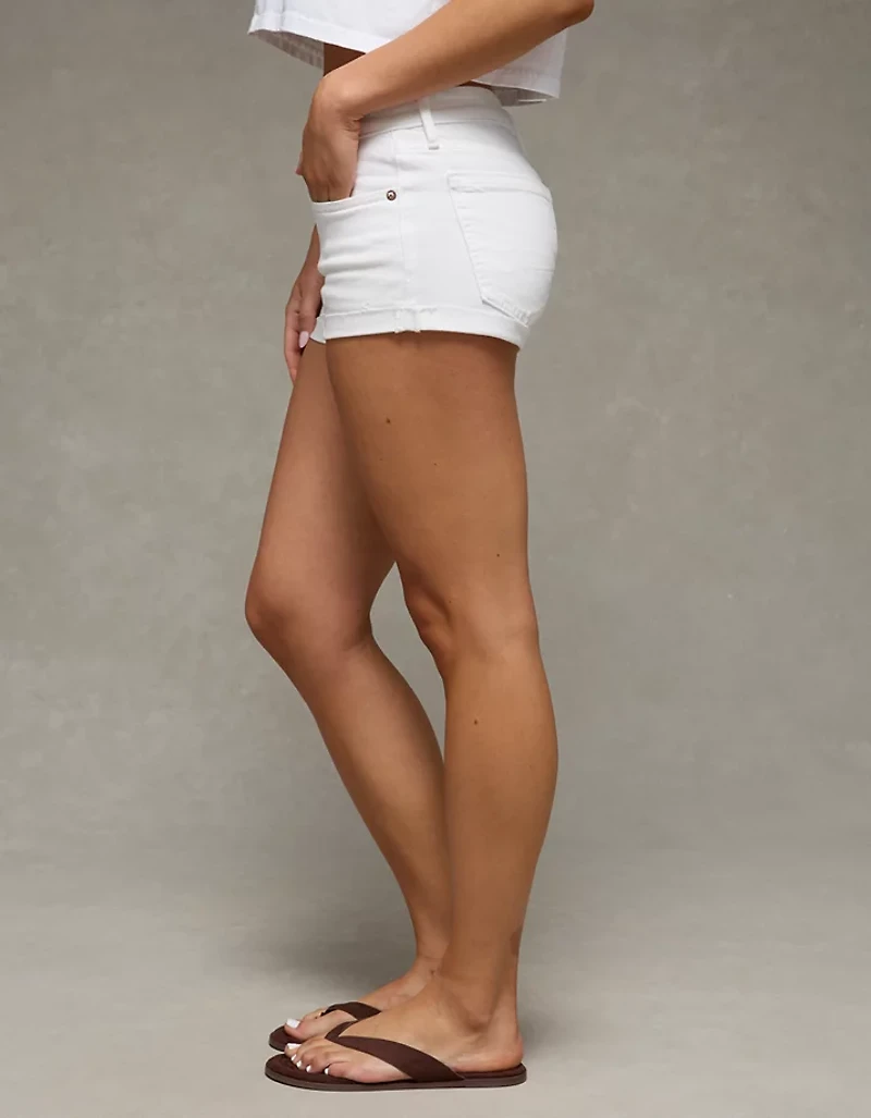 Micro short extensible à taille très basse AE