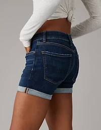 AE Next Level Low-Rise Denim Midi Short