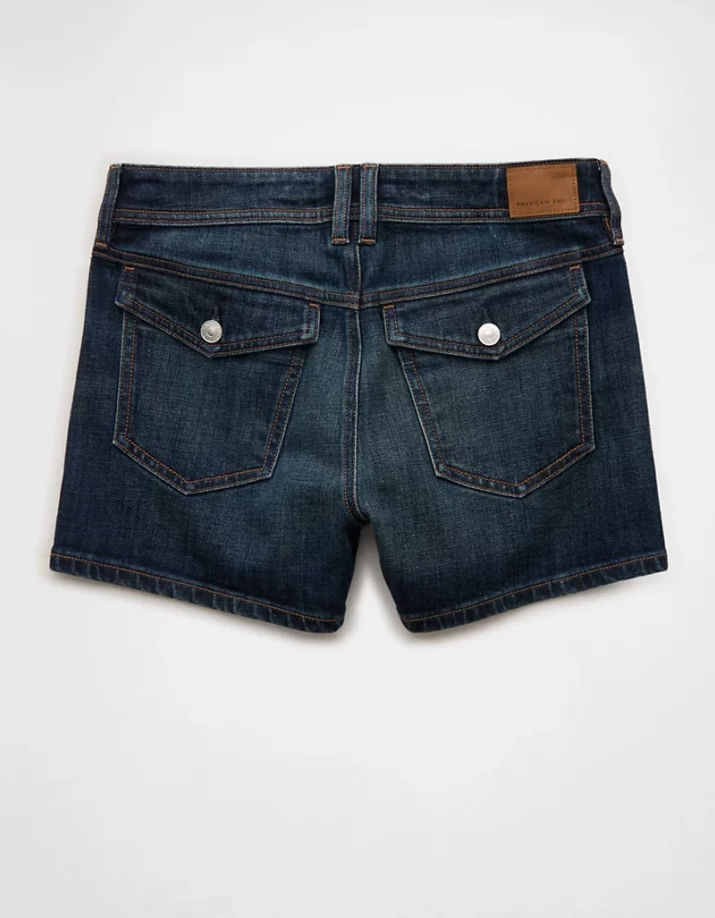 AE Stretch Low-Rise Perfect Denim Midi Short