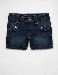 AE Stretch Low-Rise Perfect Denim Midi Short
