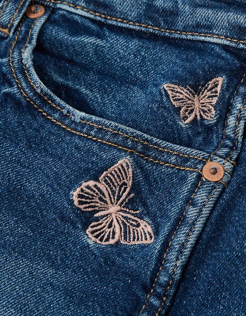 AE Stretch Low-Rise Perfect Denim Midi Short