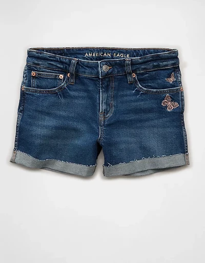 AE Stretch Low-Rise Perfect Denim Midi Short