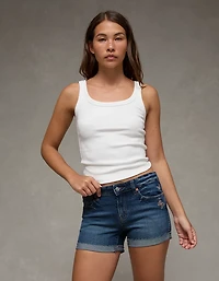 AE Stretch Low-Rise Perfect Denim Midi Short