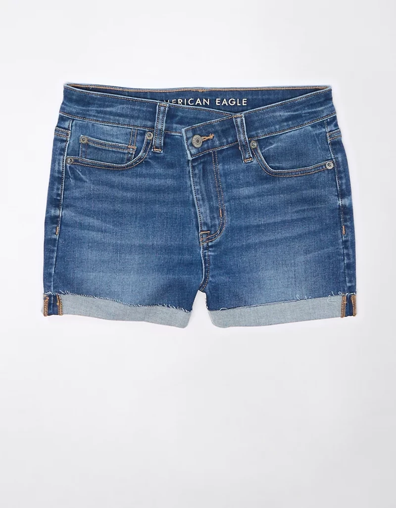AE Next Level High-Waisted Denim Short