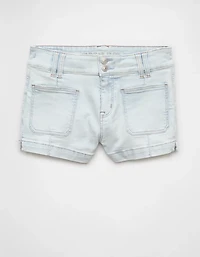 Short court déchiré à taille haute en denim Next Level AE