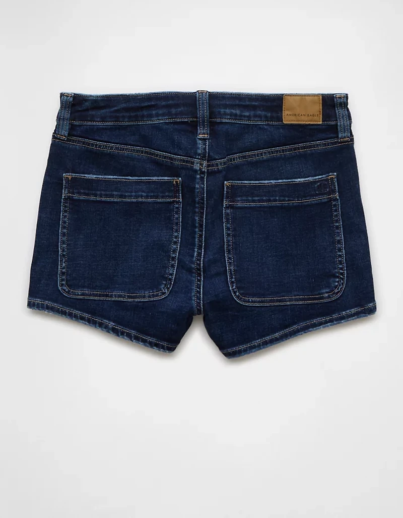 AE Next Level High-Waisted Denim Short