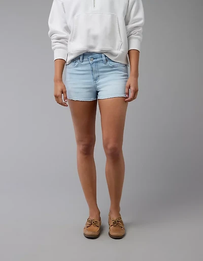 Short court en denim à taille haute Next Level AE