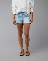 Short court en denim à taille haute Next Level AE