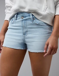Short court en denim à taille haute Next Level AE