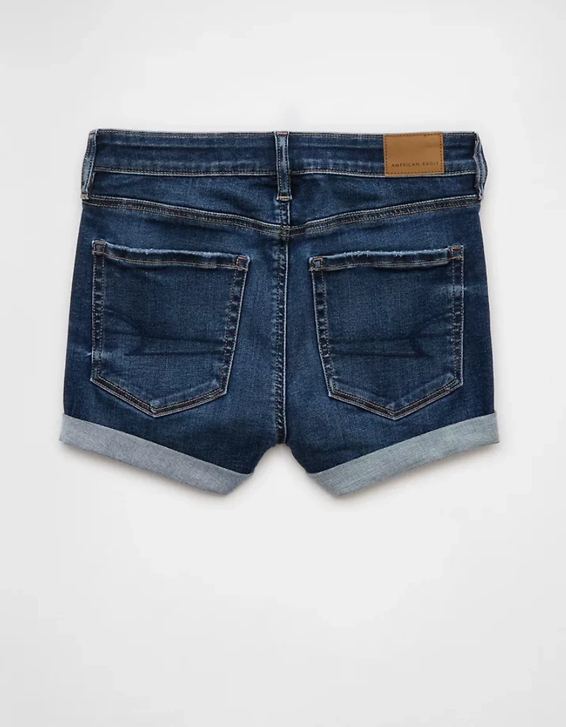 Short court en denim à taille haute Next Level AE