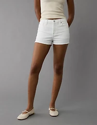 Short court en denim à taille haute Next Level AE