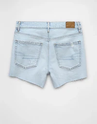 AE Strigid Ripped Super High-Waisted Relaxed Denim Short