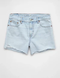 AE Strigid Ripped Super High-Waisted Relaxed Denim Short