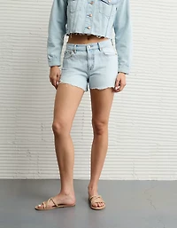 AE Strigid Ripped Super High-Waisted Relaxed Denim Short
