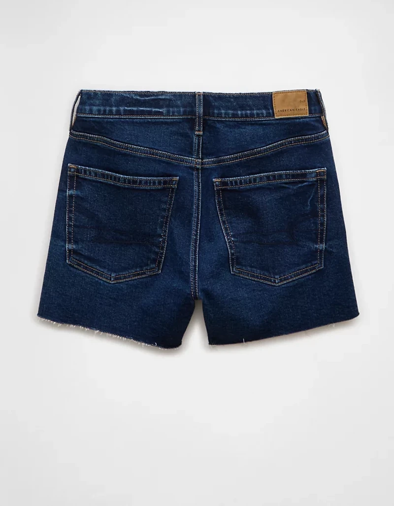 AE Strigid Super High-Waisted Relaxed Denim Short